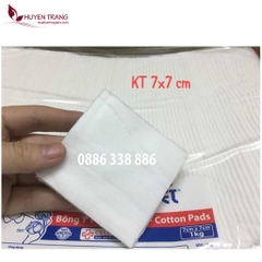Bông y tế cắt Bạch Tuyết ( 7cm x 7cm) 500 gr