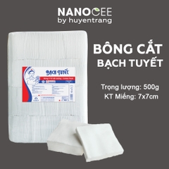 Bông cắt miếng y tế 7cm x 7cm 500g
