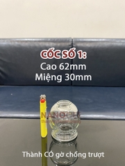 Bộ 12 Cốc Giác Hơi Thủy Tinh Dùng Lửa – Combo Tiện Dụng Cho Spa Dưỡng Sinh