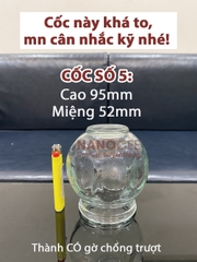 Bộ 12 Cốc Giác Hơi Thủy Tinh Dùng Lửa – Combo Tiện Dụng Cho Spa Dưỡng Sinh