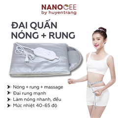 Đai Quấn Nóng Rung Massage – Làm Nóng Nhanh, Hỗ Trợ Chăm Sóc Body