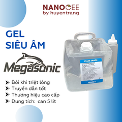 Gel Triệt Lông Megasonic 5 Lít – Gel Siêu Âm Truyền Dẫn Cho Spa
