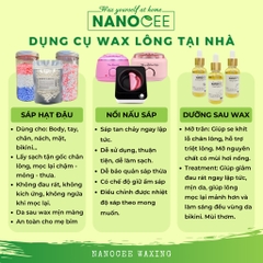 Sáp Wax Lông Hạt Đậu Giá Sỉ, Tẩy Lông Nách, Ria Mép, Lông Bikini, Tay Chân, Wat Bi - Thẩm Mỹ Huyền Trang NANOCEE