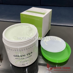 Kem Massage Mặt Trà Xanh GREEN TEA Hàn Quốc 450g Mát Xa Mặt Cho Da Dầu