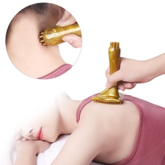 Bàn Chà Tam Giác Vàng Massage Đả Thông Kinh Lạc Dùng Trong Spa Đông Y Huyền Trang NANOCEE