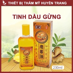 Tinh Dầu Gừng Nóng Massage Body 230ml, Đả Thông Kinh Lạc, Giảm Béo Spa Dưỡng Sinh Đông Y