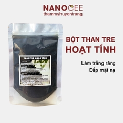 Bột Làm Trắng Răng Than Tre Hoạt Tính - NANOCEE OFFICIAL