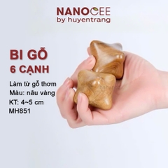 Quả bi gỗ 6 cạnh mát xa MH851-1