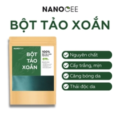 Bột Mặt Nạ Tảo Xoắn NANOCEE (Đắp Mặt/Phi Kim) - Trắng Da, Mịn Da & Căng Bóng