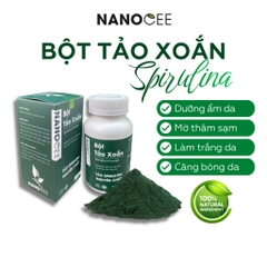 Bột Mặt Nạ Tảo Xoắn NANOCEE (Đắp Mặt/Phi Kim) - Trắng Da, Mịn Da & Căng Bóng