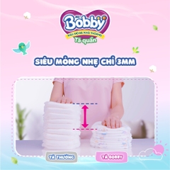 Bỉm tã quần Bobby size L 68 miếng (9-13kg)