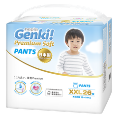 Bỉm tã quần Genki size XXL 26 miếng (13-25kg)
