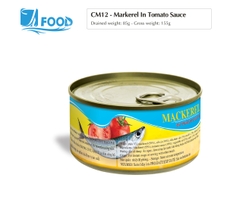 Cá Markerel sốt cà, 185g
