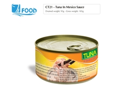 Cá ngừ sốt cà, đậu, bắp, 185g