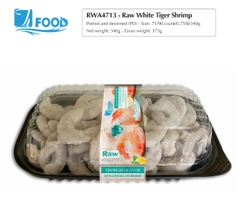 Tôm thẻ nguyên vị, lột vỏ lấy chỉ size 71/90, NW 340g (Khay)