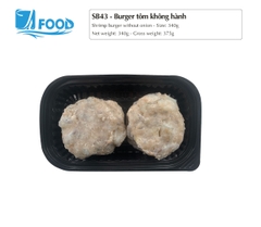 Burger tôm không hành 340g
