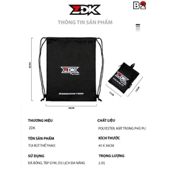 Túi Dây Rút Thể Thao Gấp Gọn Chống Nước ZDK B2 – Đựng Giày Du Lịch Tiện Lợi