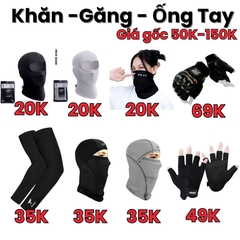 Phụ Kiện Găng Tay, Áo Khoác, Khăn Ninja, Ống Tay