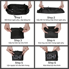 Balo gấp gọn ZDK B4 – balo du lịch thể thao kháng nước 30L siêu nhẹ