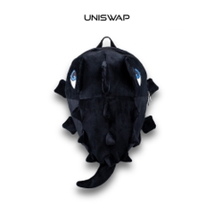 Balo Khủng Long UNISWAP – Nhiều Màu Dễ Thương, Nhung Mịn, Đựng Laptop 15 Inch