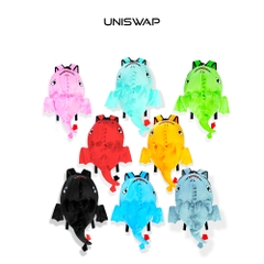Balo Rồng Sún Răng UNISWAP –Vải Nhung Mềm Mịn, Dễ Thương