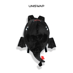 Balo Rồng Sún Răng UNISWAP –Vải Nhung Mềm Mịn, Dễ Thương