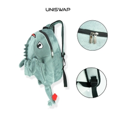 Balo Rồng Sún Răng UNISWAP –Vải Nhung Mềm Mịn, Dễ Thương