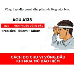 Mũ Fullface AGU A38 1 Kính - Flashsale Đủ Màu