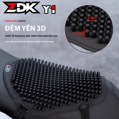 Đệm Yên Trước Xe Máy ZDK Y1 – Thiết Kế 3D Thoáng Khí, Êm Ái Và Chống Nước Tuyệt Đối