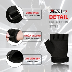 Găng Tay Motor ZDK Z5 – Gù Cao Su Bảo Vệ, Mút SBR Chống Va Đập, Da Lộn Thoáng Khí