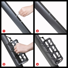 Giá Đựng Đồ Xe Đạp Đa Năng ZDK S12  Nhựa PETG 3D Chống Va Đập – Lắp Dễ Dàng – Dung Tích Lớn