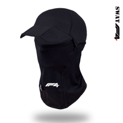 Khăn Trùm Đầu SWAT F4 – Vải Kim Cương Cotton Polyester Spandex, Diềm Mũ Gấp Gọn, Logo Phản Quang, Chống Nắng Toàn Diện