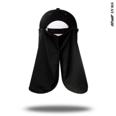 Khăn Chống Nắng SWAT F5 – Mũ Chống Nắng Có Thể Tháo Rời, Vải Kim Cương Spandex, Co Giãn 4 Chiều, Logo Phản Quang