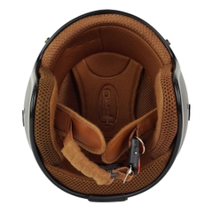 Mũ Bảo Hiểm 3/4 HP04 Đỏ Đô – Form Cổ Điển, Sơn Nhám Sang Trọng, Chính Hãng HPPRO Helmet