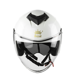 Mũ Bảo Hiểm 3/4 Royal M789 2 Kính Màu Trắng Bóng Chính Hãng – An Toàn Và Thoải Mái Cho Mọi Chuyến Đi