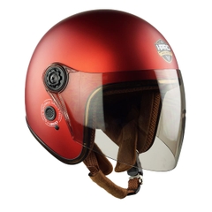 Mũ Bảo Hiểm 3/4 HP04K Có Kính – Màu Đỏ Đô, Chính Hãng, Bảo Hành 24 Tháng