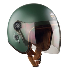 Mũ Bảo Hiểm 3/4 HP04K Có Kính – Màu Xanh Lính Nhám, Chính Hãng HPPRO