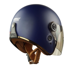 Mũ Bảo Hiểm 3/4 HP04K Có Kính – Màu Xanh Navy Nhám, Chính Hãng HPPRO