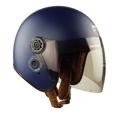 Mũ Bảo Hiểm 3/4 HP04K Có Kính – Màu Xanh Navy Nhám, Chính Hãng HPPRO