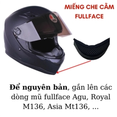 Phụ Kiện Thay Thế Fullface AGU A138 – Kính, Chốt Kính, Thông Gió, Chắn Cằm Chính Hãng