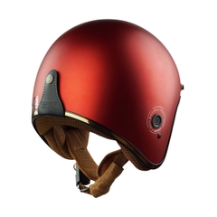 Mũ Bảo Hiểm 3/4 HP04 Đỏ Đô – Form Cổ Điển, Sơn Nhám Sang Trọng, Chính Hãng HPPRO Helmet