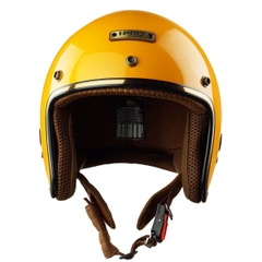 Mũ bảo hiểm 3/4 HP04 – Màu Vàng Cam bóng, phong cách cổ điển, chính hãng