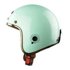 Mũ Bảo Hiểm 3/4 HPPRO HP04 Màu Xanh Pastel Bóng – Form Nhỏ Gọn, Chuẩn An Toàn Quatest 2