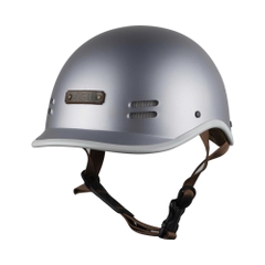 Mũ Bảo Hiểm Nửa Đầu AGU A39 Cá Heo – Màu Xám Titanium Nhám, Hot Trend 2025