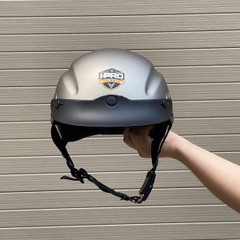 Mũ Bảo Hiểm Nửa Đầu HPPRO HP-01 Màu Bạc Nhám, Nhựa ABS, Chuẩn Quatest 2