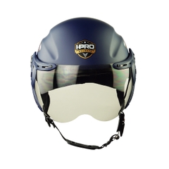 Mũ Bảo Hiểm Nửa Đầu Có Kính HP01K – Màu Xanh Navy, Chính Hãng HPPRO