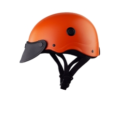 Mũ Bảo Hiểm Nửa Đầu HP02B – Màu Cam Nhám, Chính Hãng HPPRO Helmets