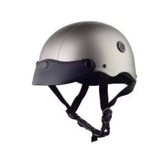 Mũ Bảo Hiểm Nửa Đầu HP02B Màu Chuột Nhám – Chính Hãng HPPRO Helmets