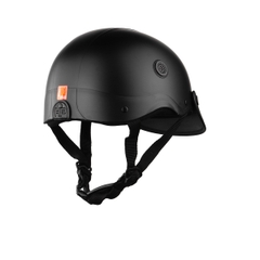 Mũ Bảo Hiểm Nửa Đầu HP02B Đen Nhám – Lưỡi Trai Đen Cá Tính, Chính Hãng HPPRO