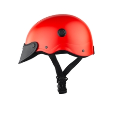 Mũ Bảo Hiểm Nửa Đầu HP02B Đỏ Nhám – Lưỡi Trai Đen, Chính Hãng HPPRO